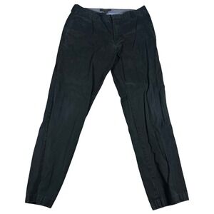 Banana Republic Straight Fit Cabin‎ Pants Men's 36x32 Black Casual Chinos